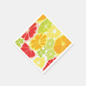 Serviette En Papier Fête des Fruits Citriques (Coin)