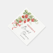 Serviette En Papier Fête des mariées à l'aquarelle tendance Meadow Str (Coin)