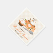 Serviette En Papier Fête des mariées à thème citrouille épice Fall (Coin)
