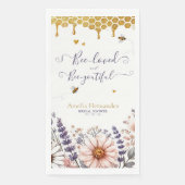 Serviette En Papier Fête des mariées aimée par les abeilles et Youtifu (Devant)