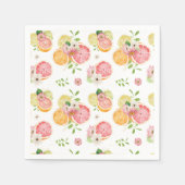 Serviette En Papier Fête des mariées aux agrumes (Devant)