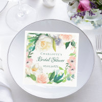 Fête des mariées bleu rose fleurons