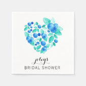 Serviette En Papier Fête des mariées Cocktail serviettes Coeur personn (Devant)