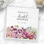 Serviette En Papier Fête des mariées colorée