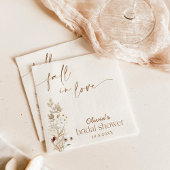 Serviette En Papier Fête des mariées D'Amour Automne, Bridal Fleur sau