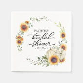 Serviette En Papier Fête des mariées d'automne du Citrouille des tourn (Devant)