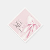 Serviette En Papier Fête des mariées de cabot rose (Coin)