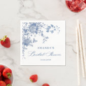 Serviette En Papier Fête des mariées de jardin victorienne Dusty (En situation)