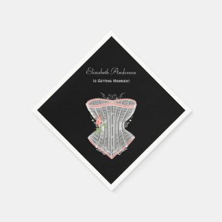 Serviette En Papier Fête des mariées de lingerie personnelle vintage C