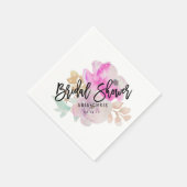 Serviette En Papier Fête des mariées de mariage du printemps de la fle (Coin)