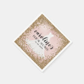 Serviette En Papier Fête des mariées de robe Blushing Bride Blushing (Coin)