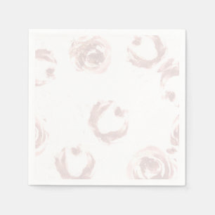 Serviette En Papier Fête des mariées de robe Rose noire