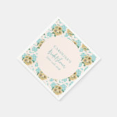 Serviette En Papier Fête des mariées de tableau de bord de tournesol T (Coin)