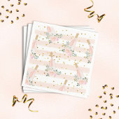 Serviette En Papier Fête des mariées de vin rosé