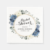 Serviette En Papier Fête des mariées d'ivoire de champagne de la marin (Devant)