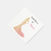 Serviette En Papier Fête des mariées Étincelle et éclat (Coin)