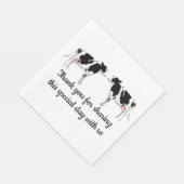 Serviette En Papier Fête des mariées Fiançailles de la ferme mariage c (Coin)