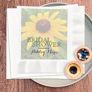 Serviette En Papier Fête des mariées florale Solo Rudbeckia Photograph