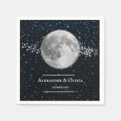 Serviette En Papier Fête des mariées lunaire Napkin (Devant)