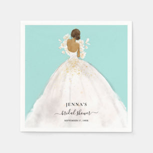 Serviette En Papier Fête des mariées Magnolia Bride