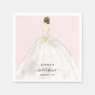 Serviette En Papier Fête des mariées Magnolia Bride