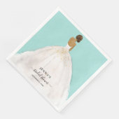 Serviette En Papier Fête des mariées Magnolia Bride (Coin)