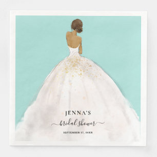 Serviette En Papier Fête des mariées Magnolia Bride