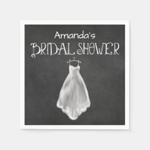 Serviette En Papier Fête des mariées Mariage Chalkboard