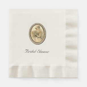 Serviette En Papier Fête des mariées Mariage Vintage Mariée Blanche se