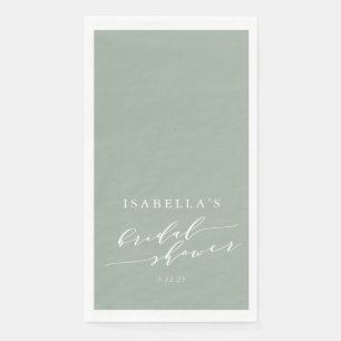Serviette En Papier Fête des mariées minimaliste Dusty