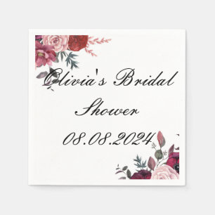 SERVIETTE EN PAPIER FÊTE DES MARIÉES NAPKIN