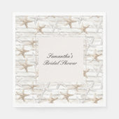 Serviette En Papier Fête des mariées Ocean Coast View (Devant)