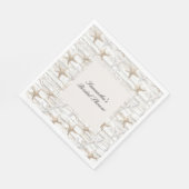 Serviette En Papier Fête des mariées Ocean Coast View (Coin)