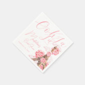 Serviette En Papier Fête des mariées Ooh La La Paris (Coin)