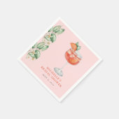 Serviette En Papier Fête des mariées orange Aperol Spritz (Coin)