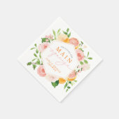 Serviette En Papier Fête des mariées principale de Squeeze aux agrumes (Coin)