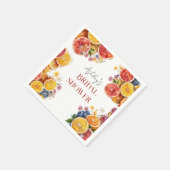 Serviette En Papier Fête des mariées principale des agrumes (Coin)