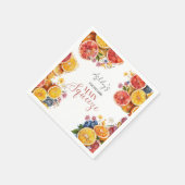 Serviette En Papier Fête des mariées principale des agrumes (Coin)