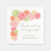 Serviette En Papier Fête des mariées principale des agrumes (Devant)