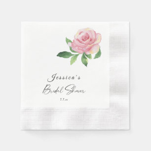 Serviette En Papier Fête des mariées rose