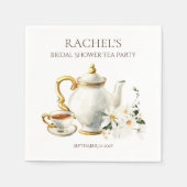 Serviette En Papier Fête des mariées Tea Party (Devant)