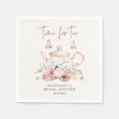 Serviette En Papier Fête des mariées Tea Party (Devant)