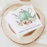 Serviette En Papier Fête des mariées Tea Party<br><div class="desc">Ces serviettes sont parfaites pour tout événement ! Modifiez facilement le nom et l'événement ! Idéal pour les douches nuptiales,  fêtes d'anniversaire,  baby showers et plus ! Voir toute la collection Tea Party de Fête des mariées pour plus d'articles correspondants !</div>