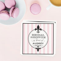 Fête des mariées vintage rose Fleur de Lis