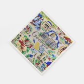 Serviette En Papier Fête des monuments de Géorgie (Coin)