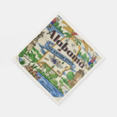 Serviette En Papier Fête des monuments de l'Alabama (Coin)