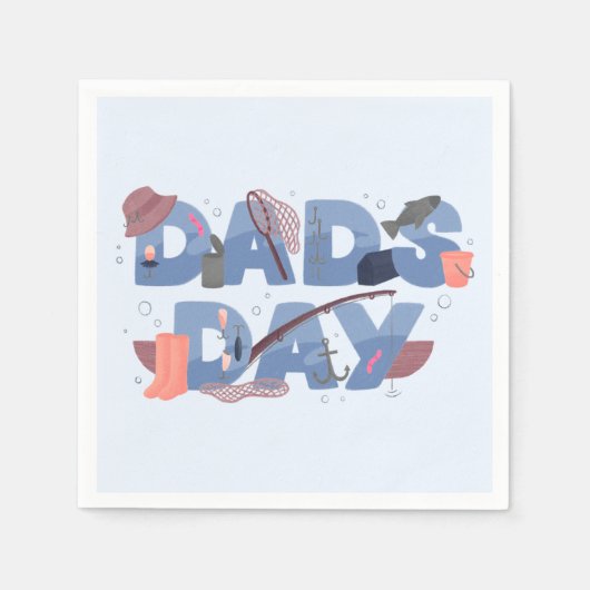 Serviette En Papier Fête des pères (Devant)