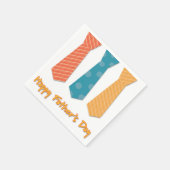 Serviette En Papier fête des pères heureuse (Coin)