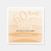 Serviette En Papier Fête d'été moderne en rose (Devant)