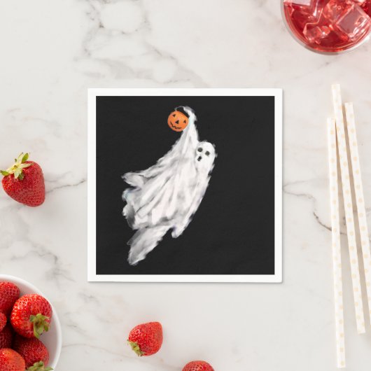 Serviette En Papier Fête d'Halloween (En situation)